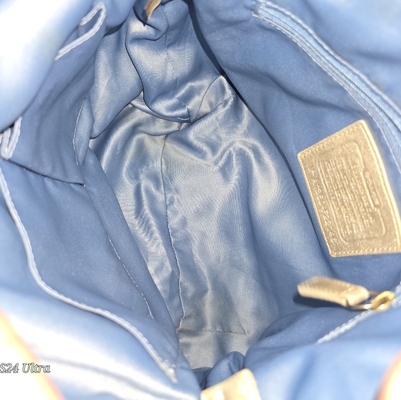 Rare Coach Poppy Bag Madras Crossbody - Picture 4 of 4